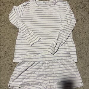 Pima Crew Long-Short Set